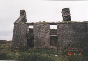 A Baurgorm farmhouse in ruins -- photo courtesy of Donal Collins