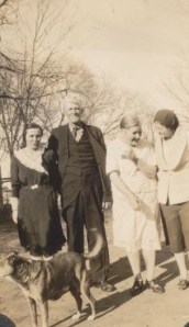 Neil with his wife Annie and her nieces